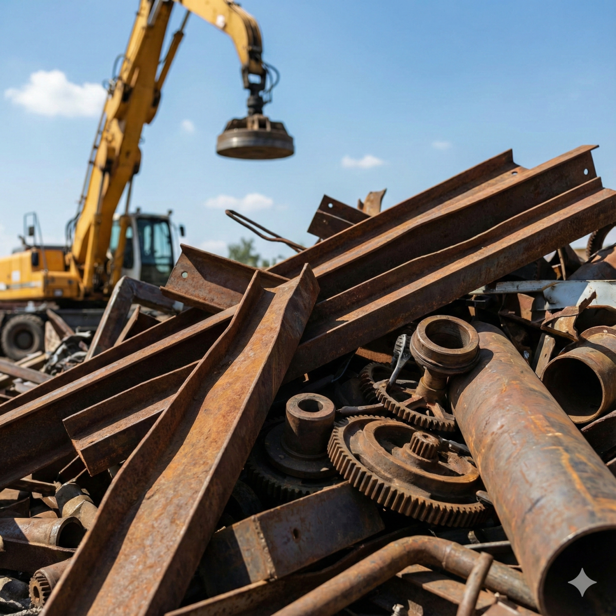 Демонтаж и прием черного металла: от гаражей до цехов фото